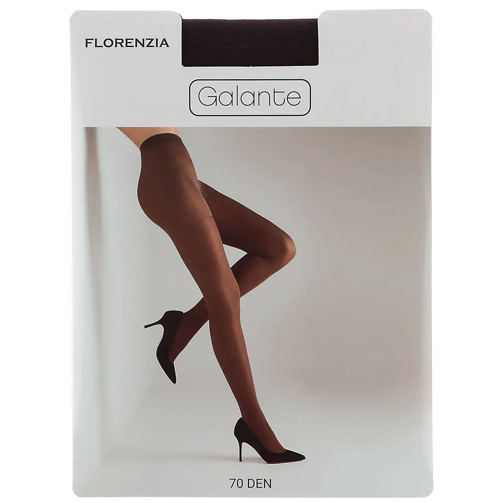 GALANTE Florenzia Колготки 70 DEN с шортиками, 84% полиамид, 16%эластан, размер 3, цвет кофейный - #1