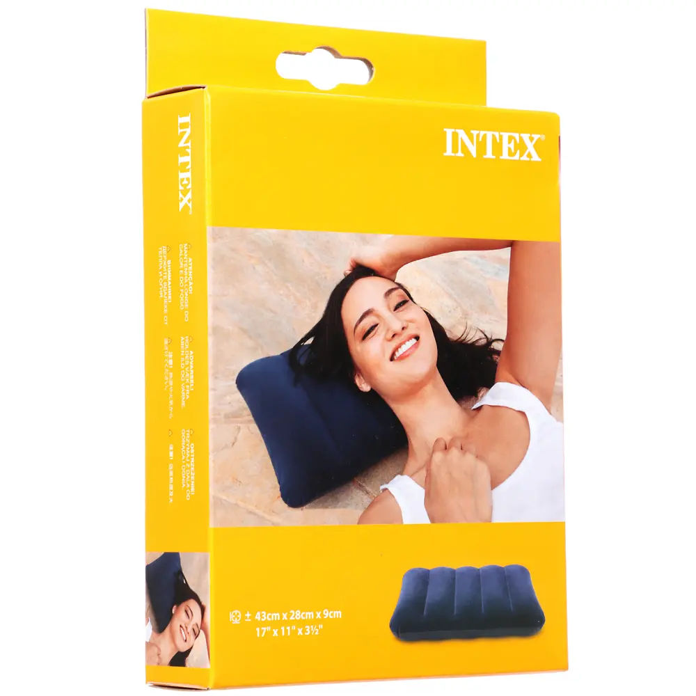 INTEX Подушка надувная 43x28x9см, синяя 68672 - #3
