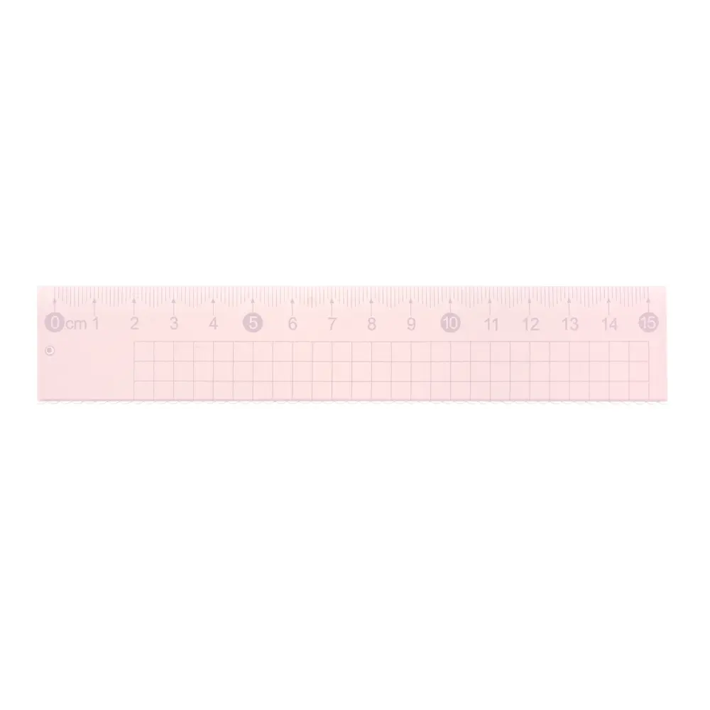 Набор геом.4 пр.(линейка 15см., транспортир 180, треугольник 2шт.) 18,2х8,2см, ПВХ пенал, 4 цв. - #4