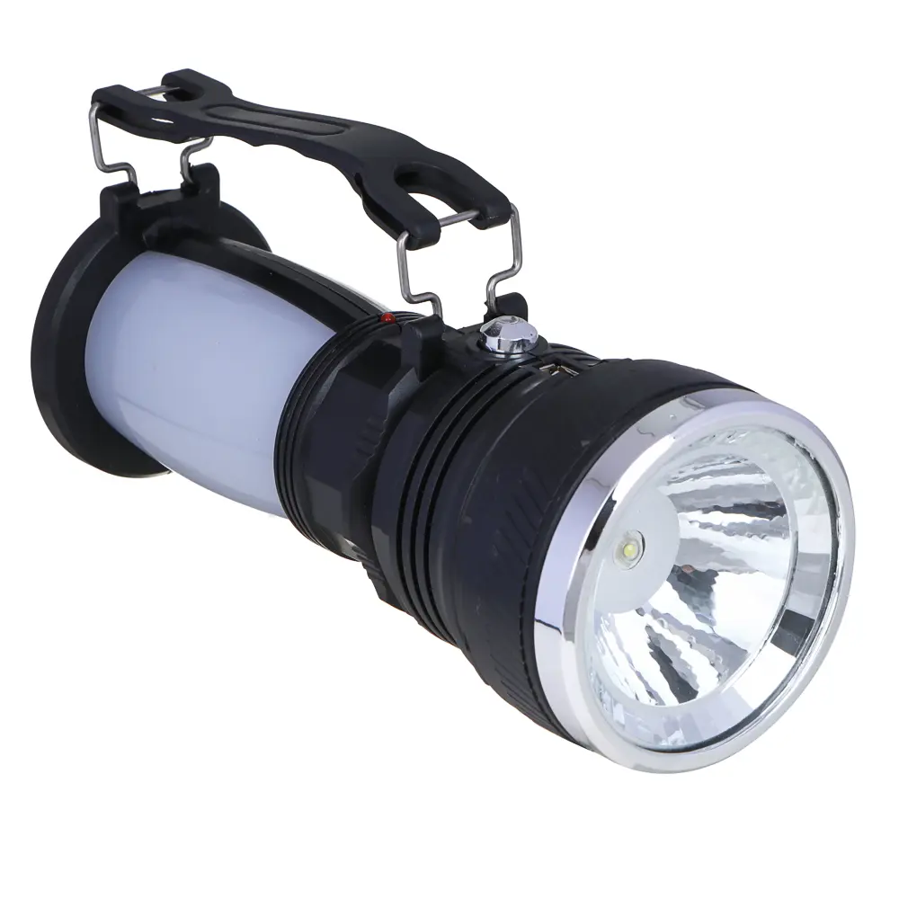 Фонарь прожектор 2-в-1 тм ЕРМАК, аккумуляторный, 24 SMD + 1 Вт LED, шнур 220В, пластик, 17,5x7,5 см - #1