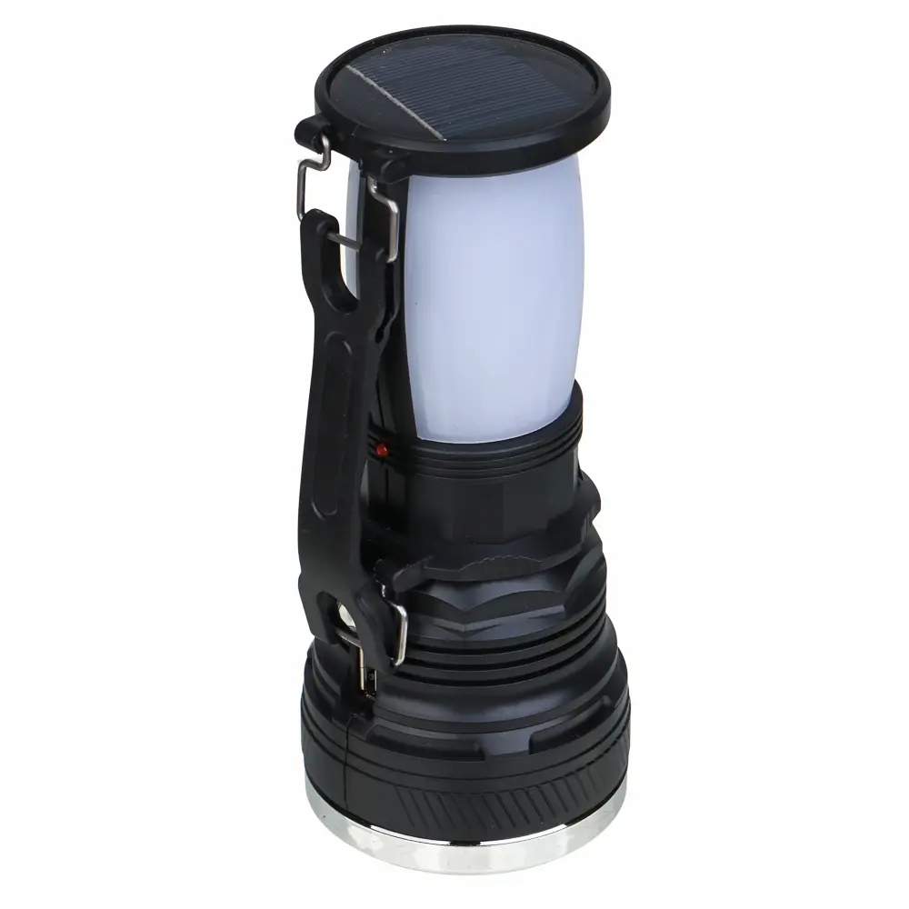 Фонарь прожектор 2-в-1 тм ЕРМАК, аккумуляторный, 24 SMD + 1 Вт LED, шнур 220В, пластик, 17,5x7,5 см - #2