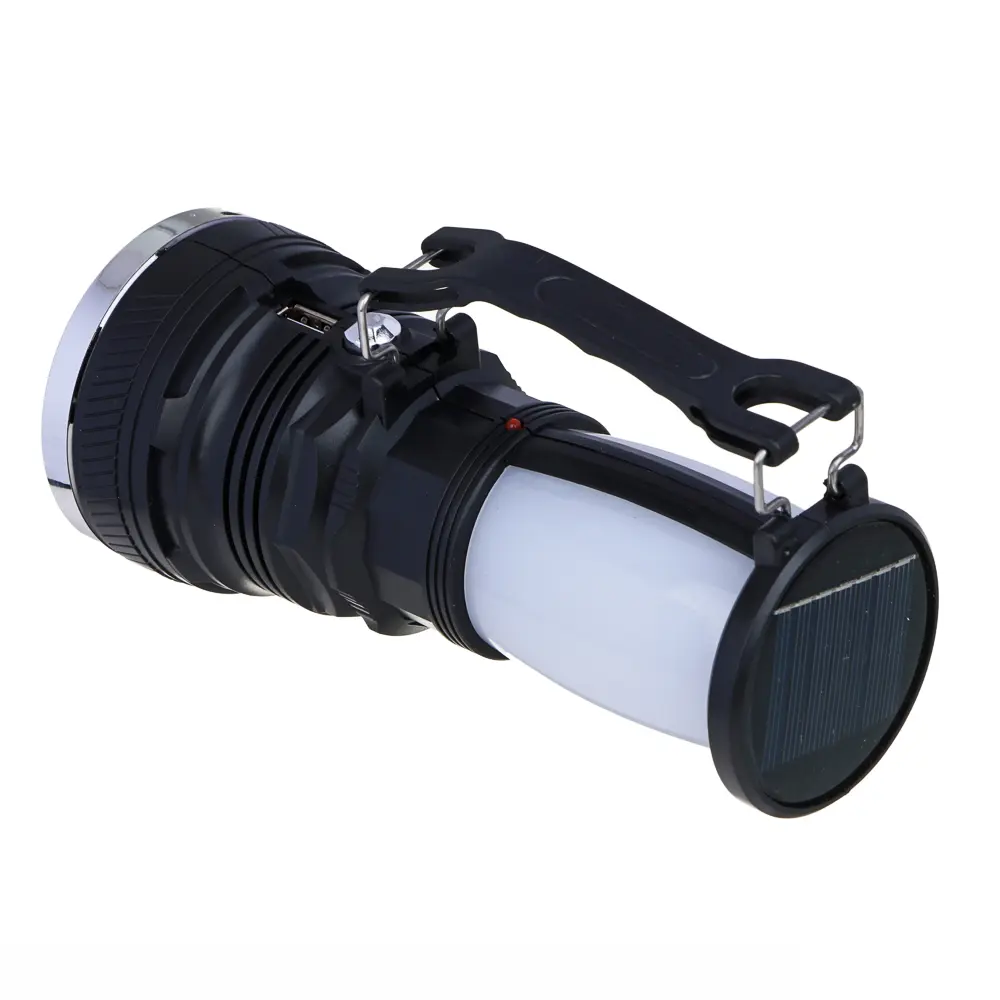 Фонарь прожектор 2-в-1 тм ЕРМАК, аккумуляторный, 24 SMD + 1 Вт LED, шнур 220В, пластик, 17,5x7,5 см - #4