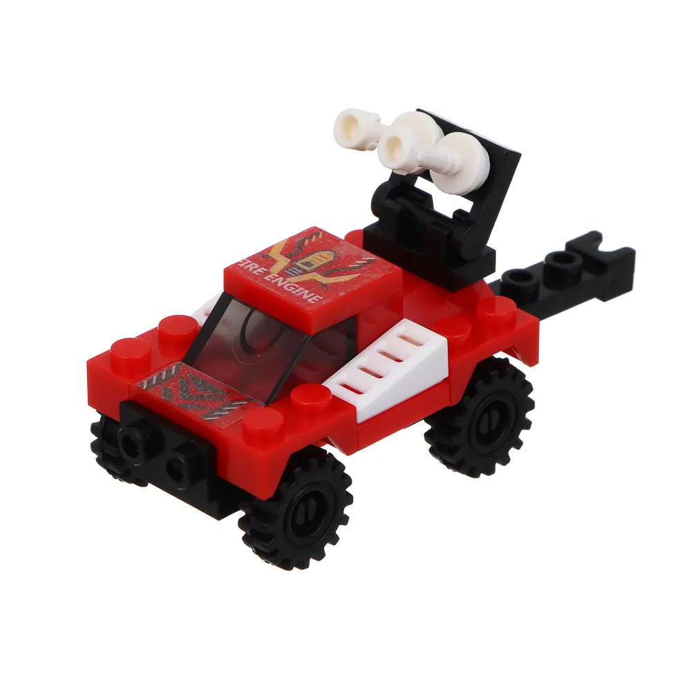 ИГРОЛЕНД Конструктор "Городские машинки" 8 в 1, 8х3,5х11 см, ABS - #7