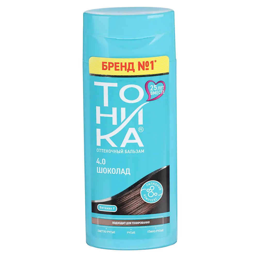 Бальзам для волос Тоника оттеночный, 4.0 Шоколад, 150мл - #1