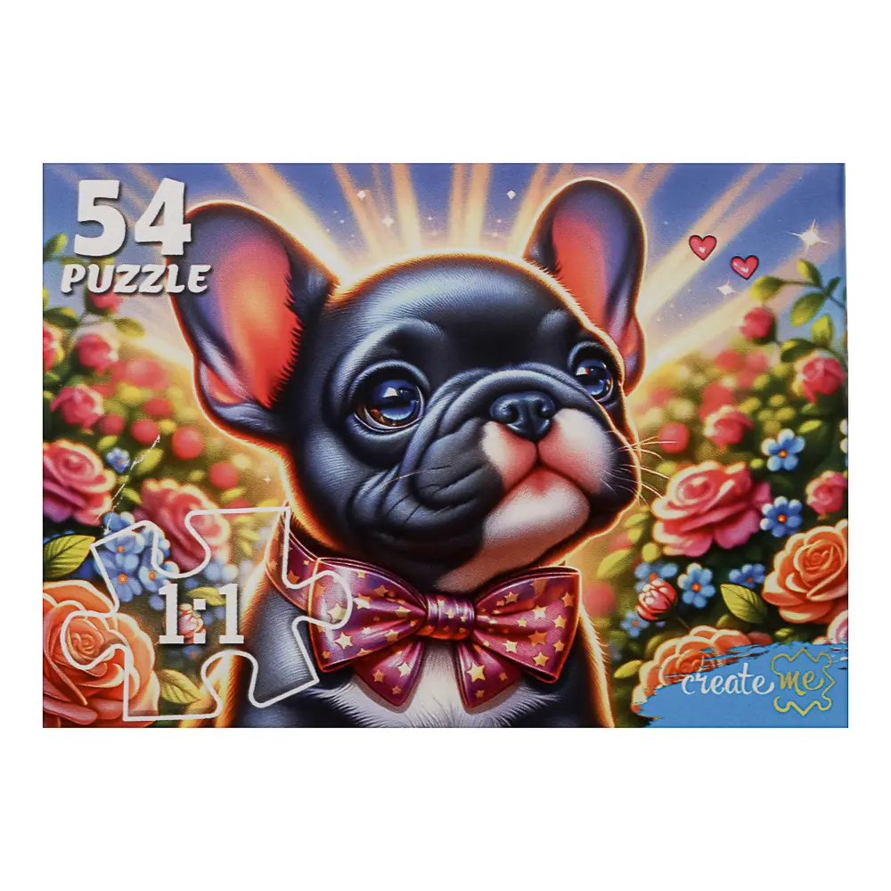 Пазл 54 элемента, картон, в ассортименте, 9,4х2,6х6,8 см - #22