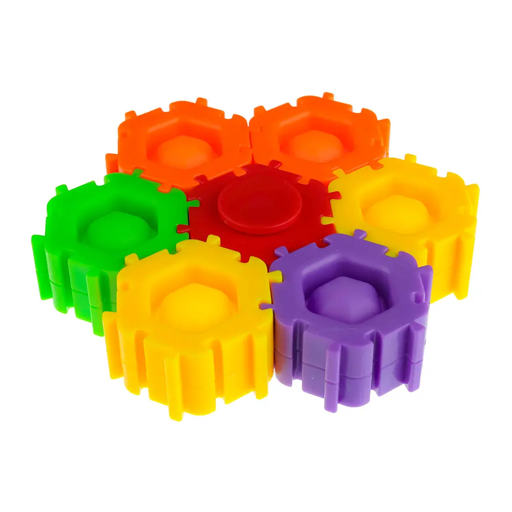 BY Education Конструктор пластиковый "Кручу - верчу maxi", 24 детали, ABS, PVC, 12х19,8х5см - #6