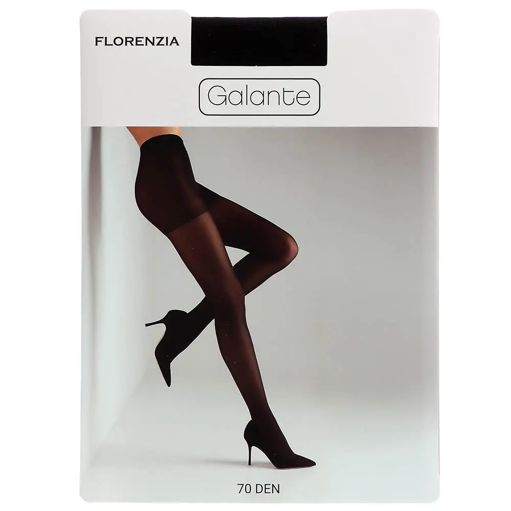 GALANTE Florenzia Колготки 70 DEN с шортиками, 84% полиамид, 16%эластан, размер 2, цвет черный - #1