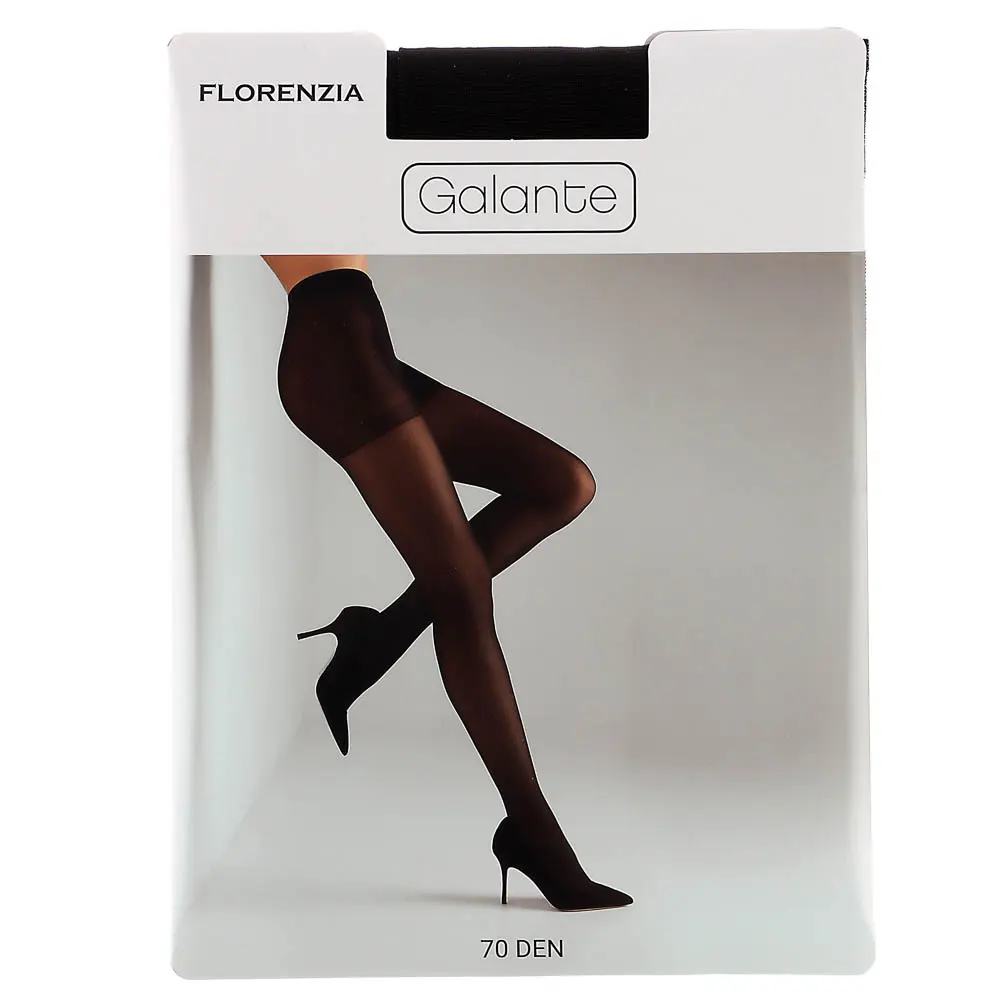 GALANTE Florenzia Колготки 70 DEN с шортиками, 84% полиамид, 16%эластан, размер 3, цвет черный - #1