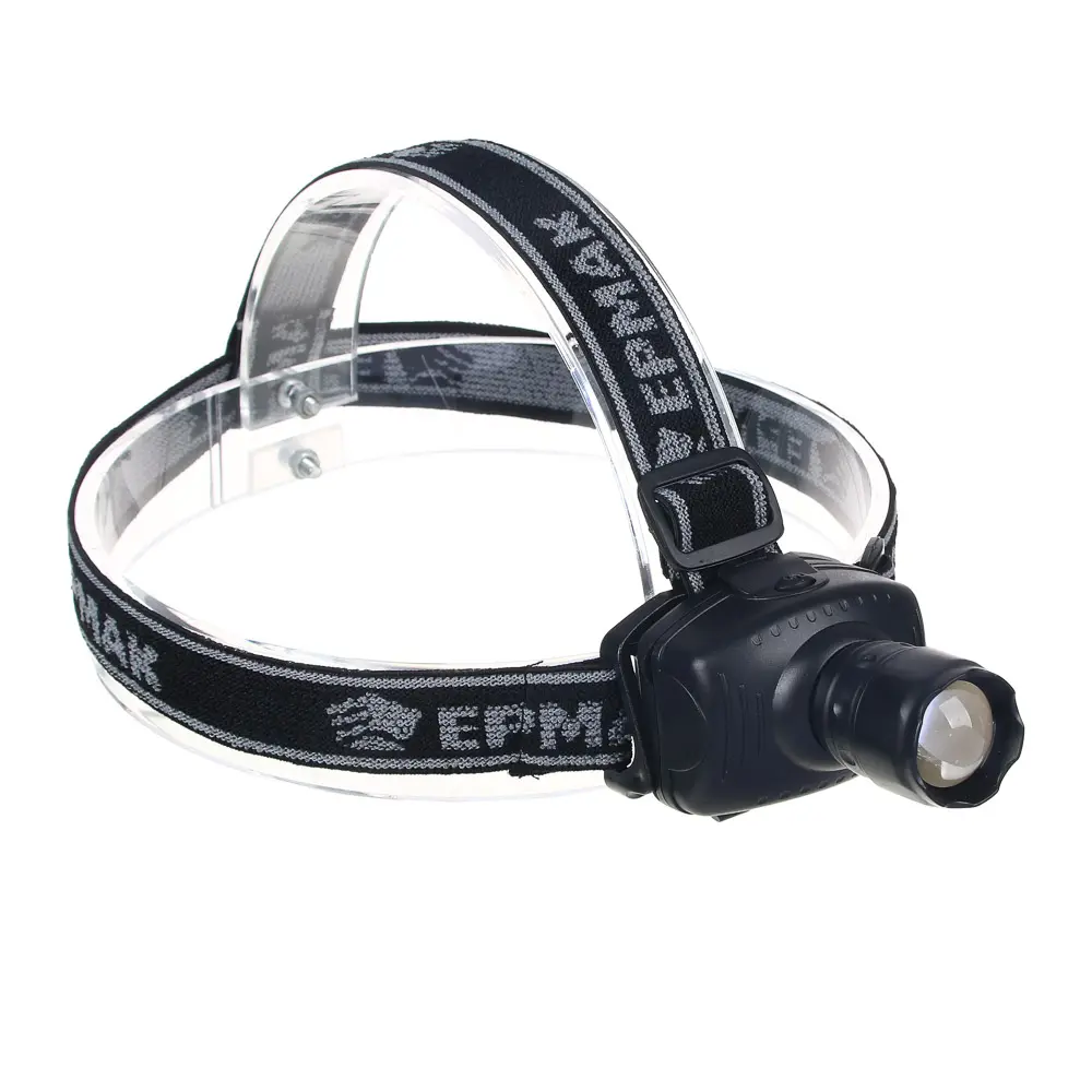 ЕРМАК Фонарь налобный с фокусировкой 3 Вт LED, 3xAAA, 6х5см - #1