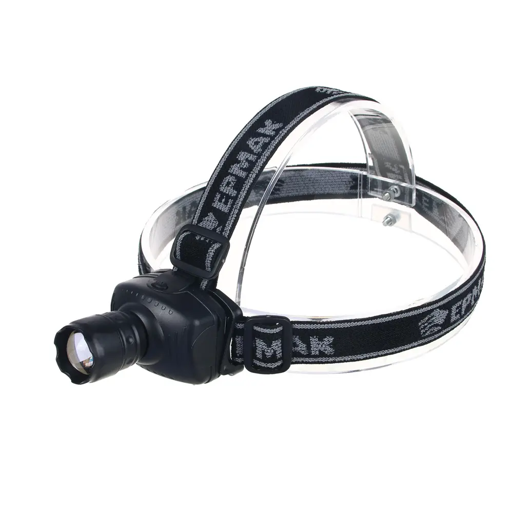 ЕРМАК Фонарь налобный с фокусировкой 3 Вт LED, 3xAAA, 6х5см - #3