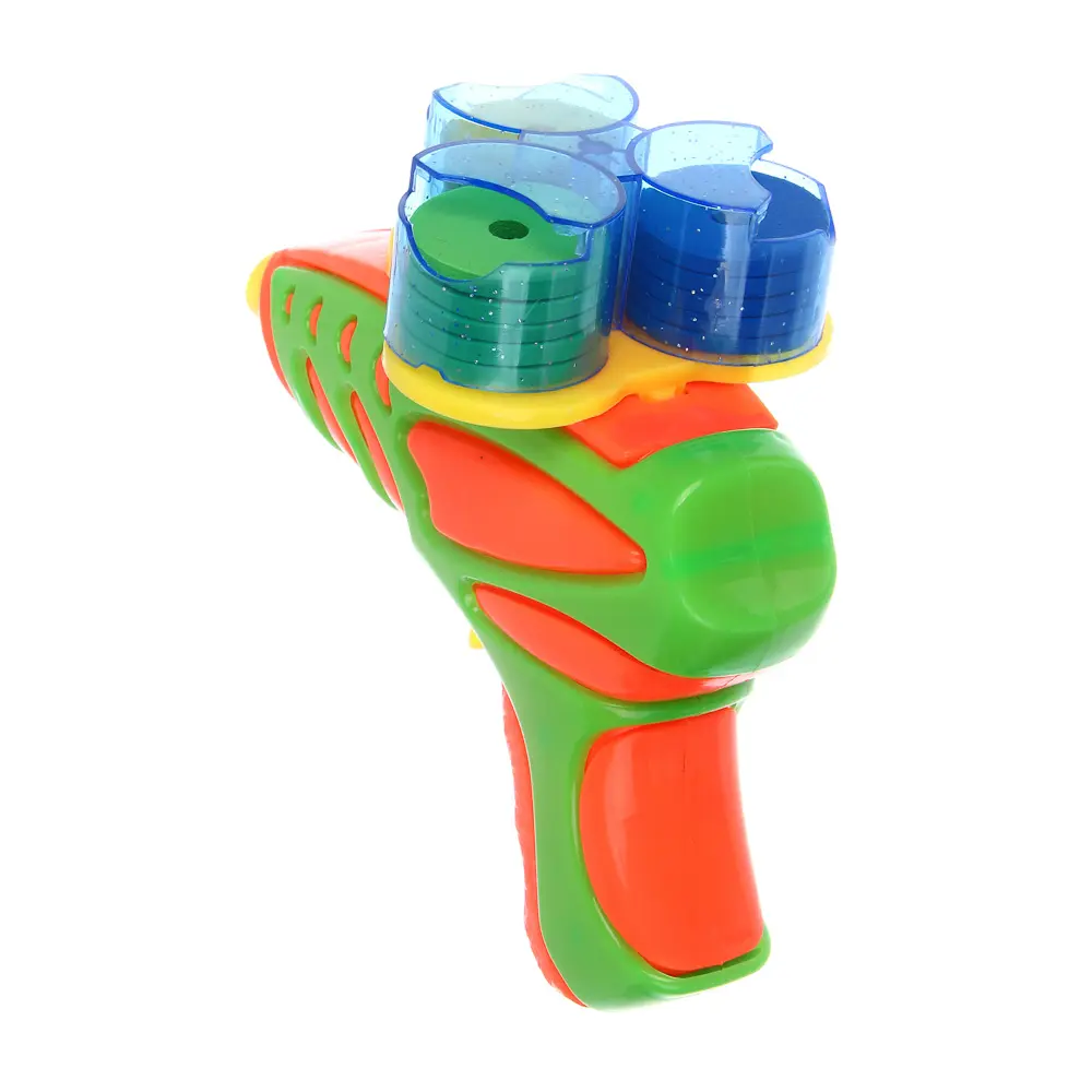 ИГРОЛЕНД Пистолет стреляющий дисками, PP, ABS, 4 дизайна, 16х3,5х21,5 см - #8