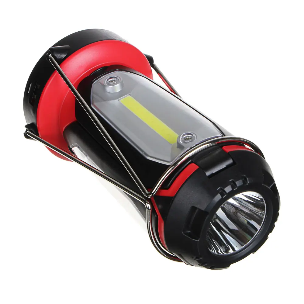 Фонарь светильник тм ЕРМАК, 1 LED, 3 COB, 800мАч, USB, 15х8.5х8.5см, 6 режимов, пластик - #1