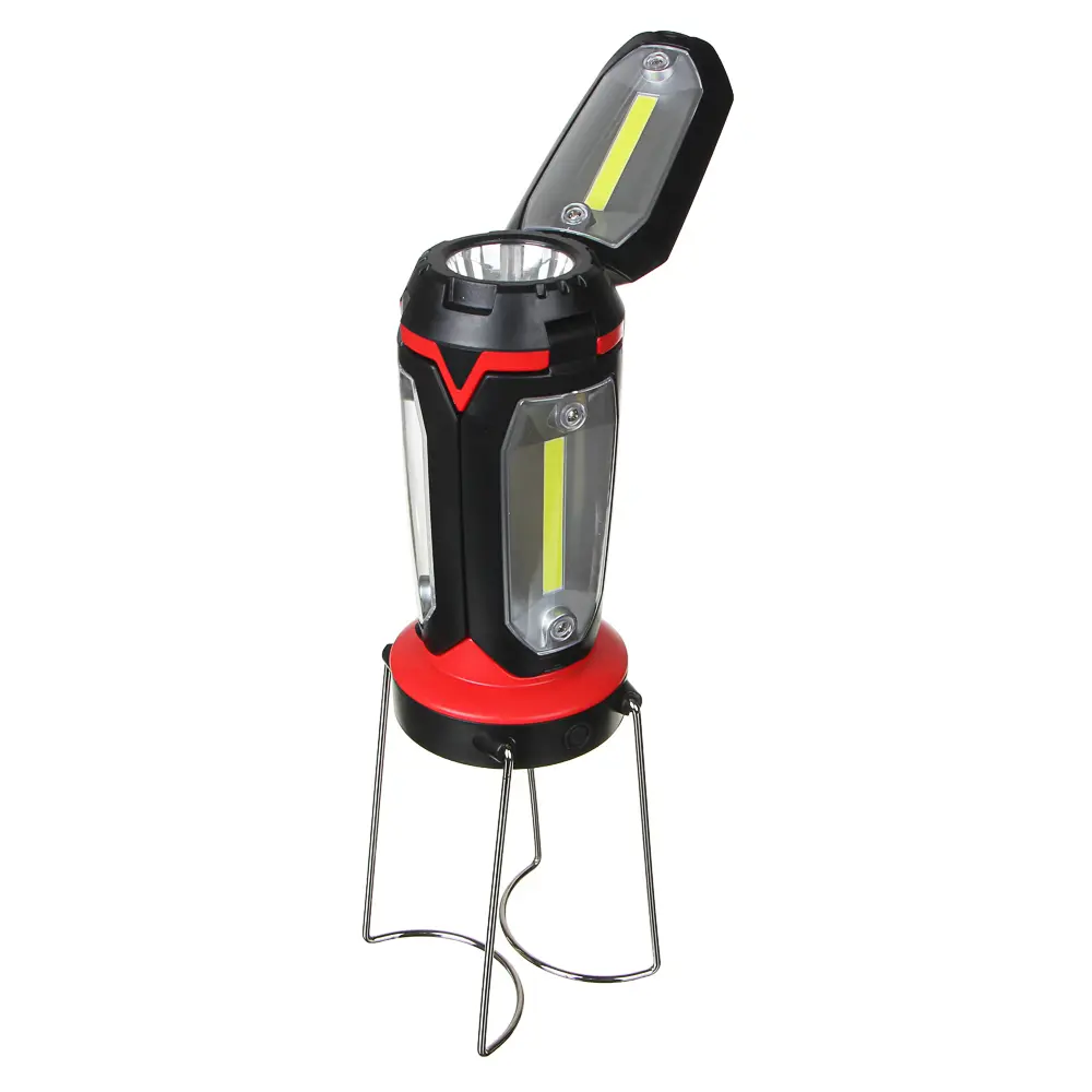 Фонарь светильник тм ЕРМАК, 1 LED, 3 COB, 800мАч, USB, 15х8.5х8.5см, 6 режимов, пластик - #4