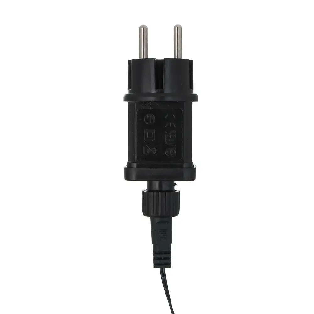 Гирлянда нить росы мишура 10 м СНОУ БУМ, 280 LED ламп, постоянное свечение мульти, медная проволока зеленый цвет, 220В - #5