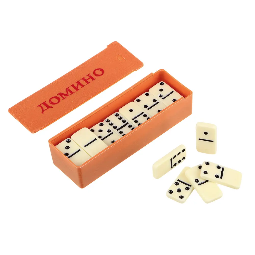 LDGames Домино пластик, в пластиковом боксе 14,5х5см, 4006B - #3
