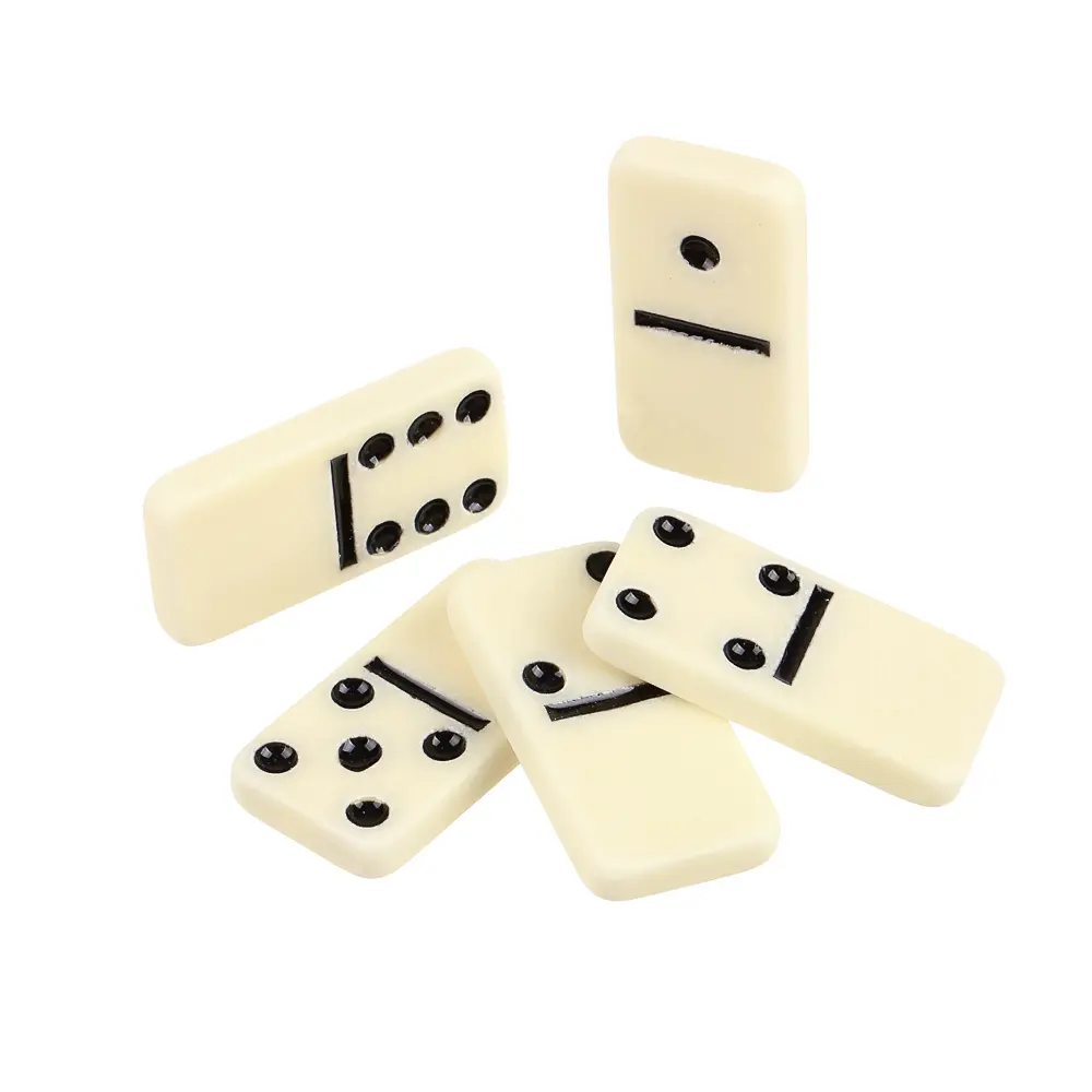 LDGames Домино пластик, в пластиковом боксе 14,5х5см, 4006B - #4