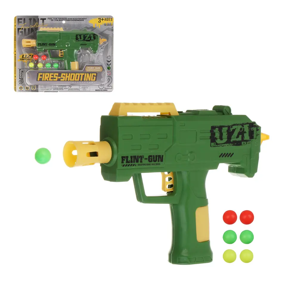 ИГРОЛЕНД Бластер с шариками, PP, 29х3,5х23 см, 2 дизайна - #1