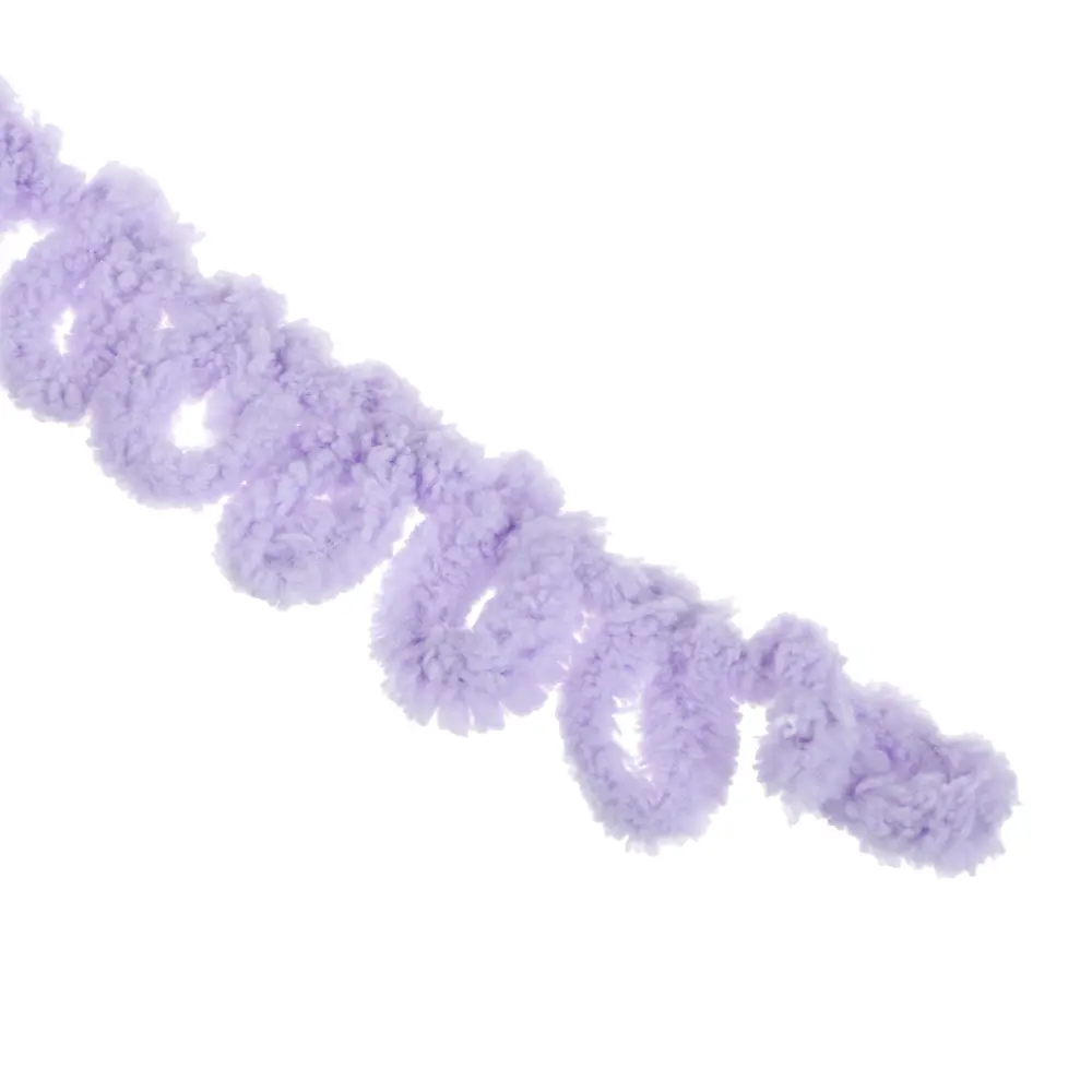 Пряжа "Петельки" 100г/9м, тм Хоббихит, 100% полиэстер, цвет фиолетовый - #4