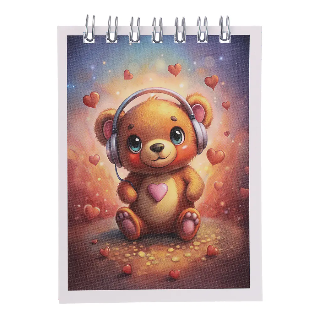 ClipStudio Блокнот А7 40л, офсет, обложка картон, спираль, в клетку - #18