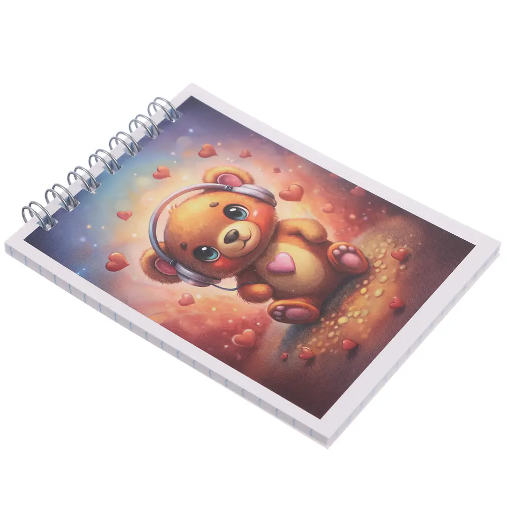 ClipStudio Блокнот А7 40л, офсет, обложка картон, спираль, в клетку - #19