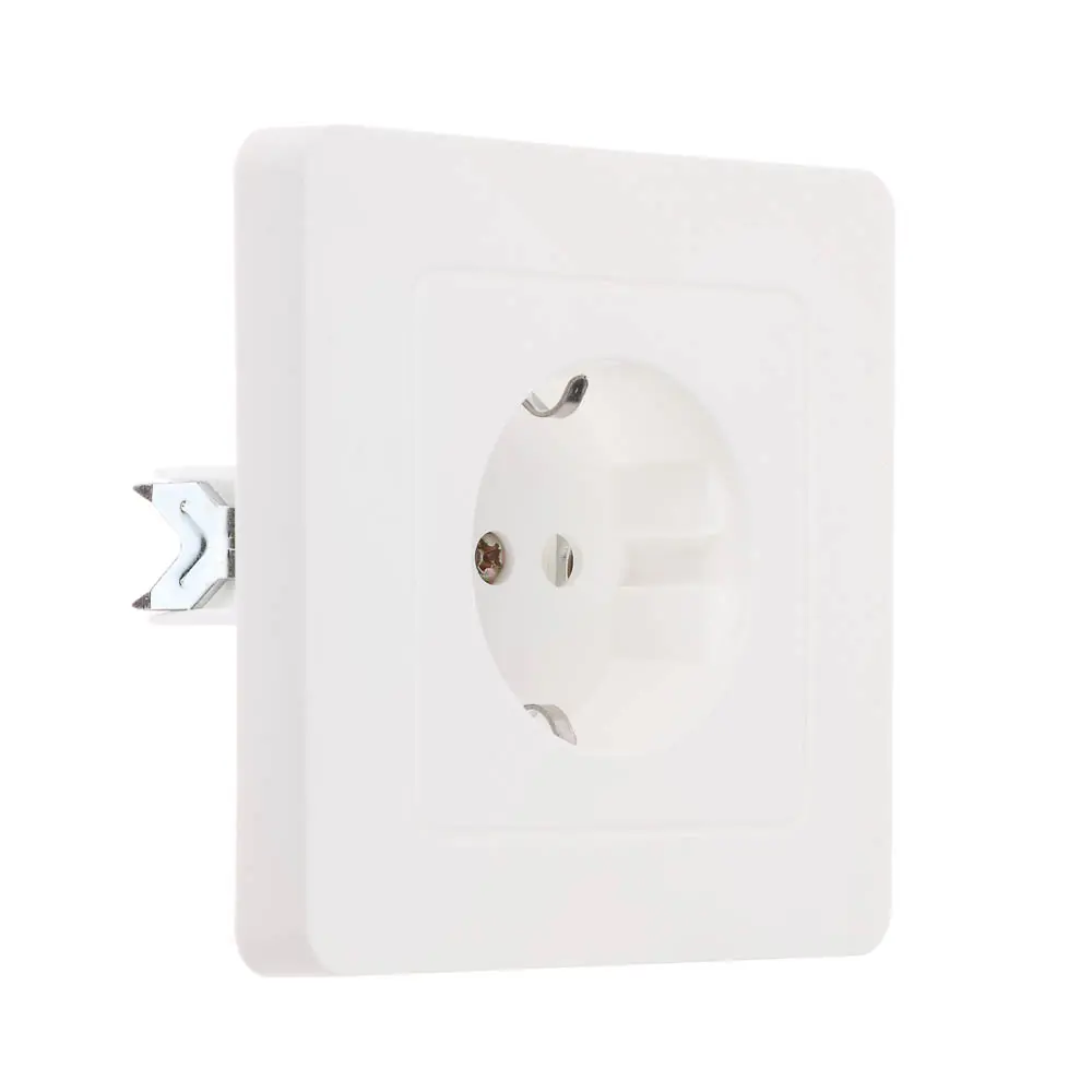Розетка скрытой установки с заз. Intro Style 2P+E Schuko, 16А-250В, IP20, белая - #2