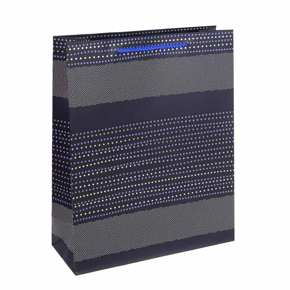 Пакет тм Fntastic подарочный, вскч бум., L 26x32x10см, полосы, 4 дизайна - #2