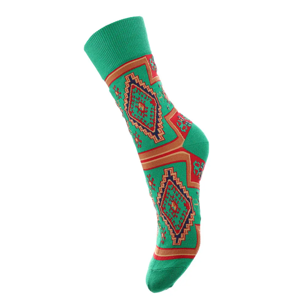 Носки универсальные с рисунком, тм Turkan, р. 40-46, 90% хлопок, 8%п/а, 2% эластан, разноцветные - #2