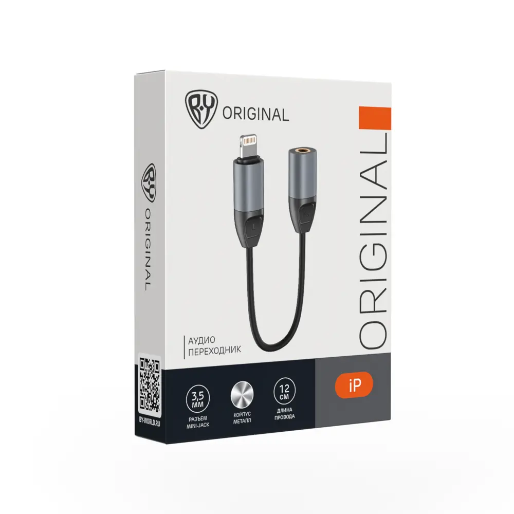 Аудио-переходник iP - mini Jack 3,5мм BY - #2