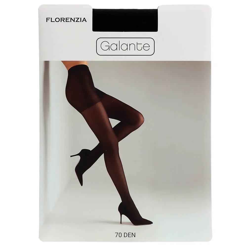 GALANTE Florenzia Колготки 70 DEN с шортиками, 84% полиамид, 16%эластан, размер 5, цвет черный - #1