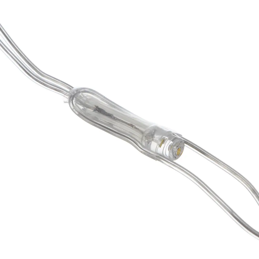 СНОУ БУМ Гирлянда эл. сеть 224LED, 2x2м, шампань, пост. свечение, ПВХ прозр., 220В - #3
