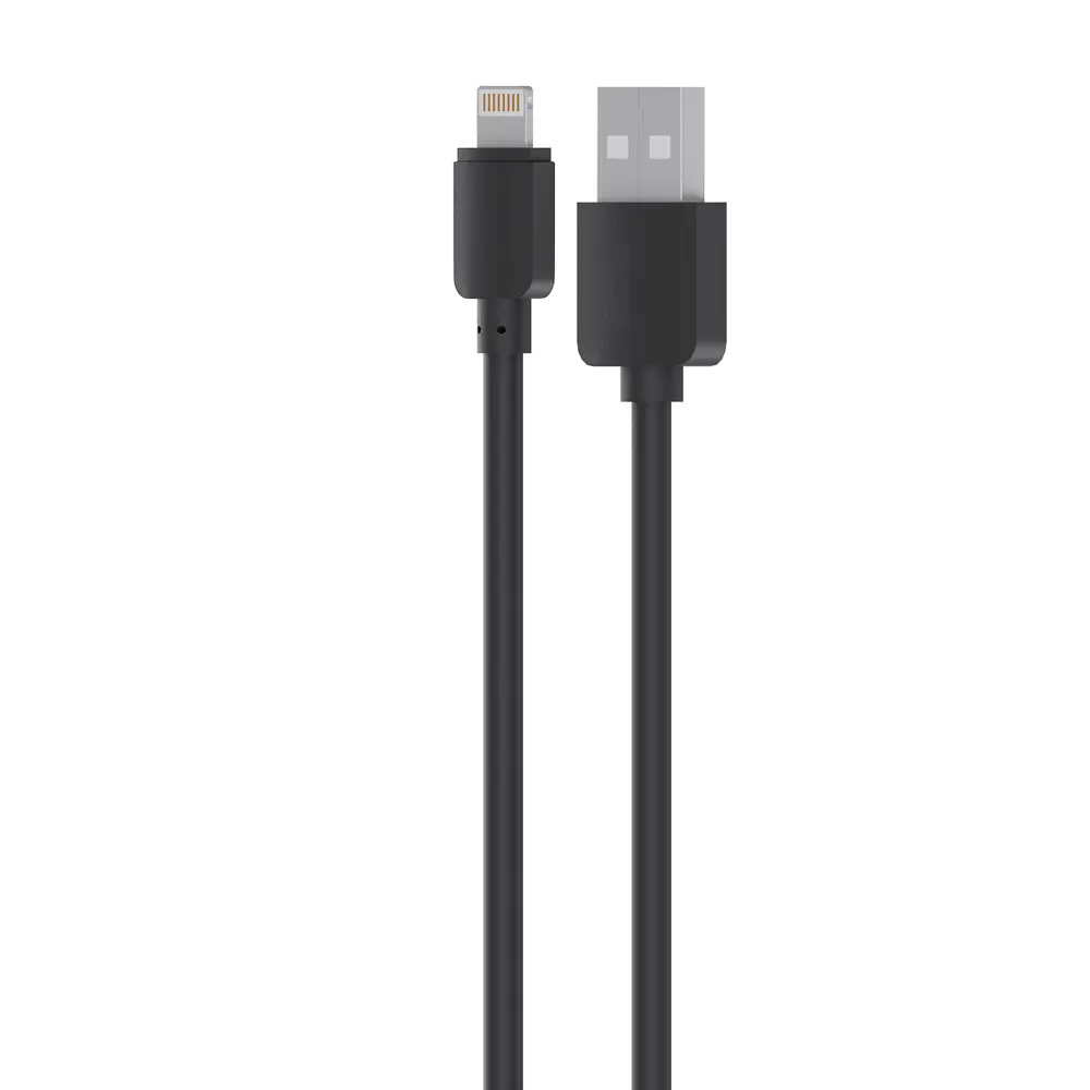 Кабель для зарядки USB(A)-iP Первая цена Эконом, 0.8м, 1A, прорезиненный - #3