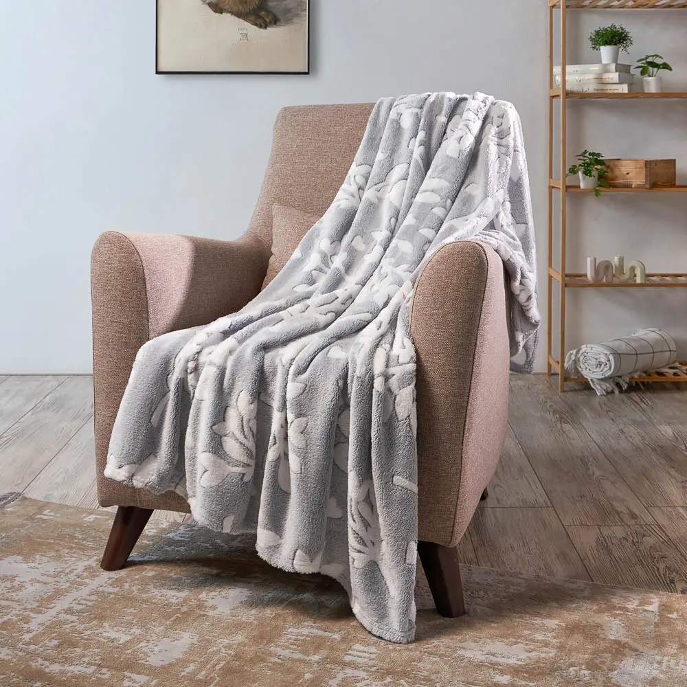 PROVANCE Нэви Плед микрофибра, 130х150см, 180гр/м, 2 дизайна - #4