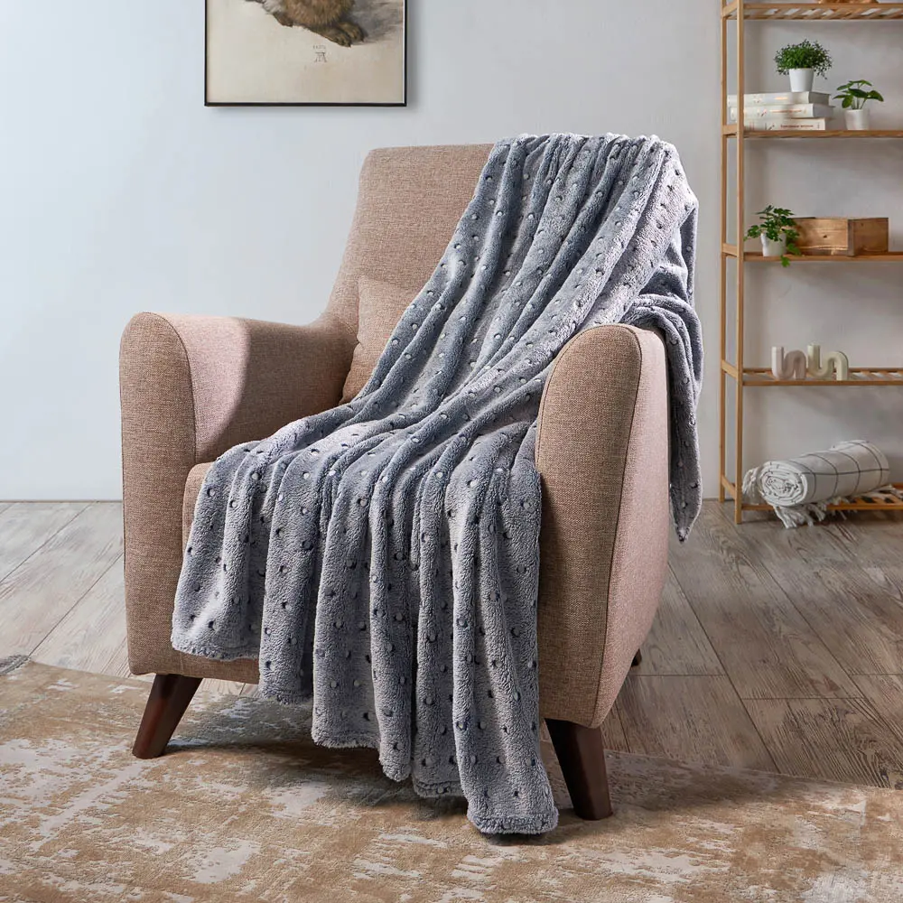 PROVANCE Нэви Плед микрофибра, 130х150см, 180гр/м, 2 дизайна - #6