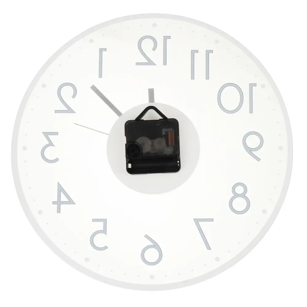 Часы настенные интерьерные, Прозрачное стекло, d-30см, 1xAA, LADECOR CHRONO - #3