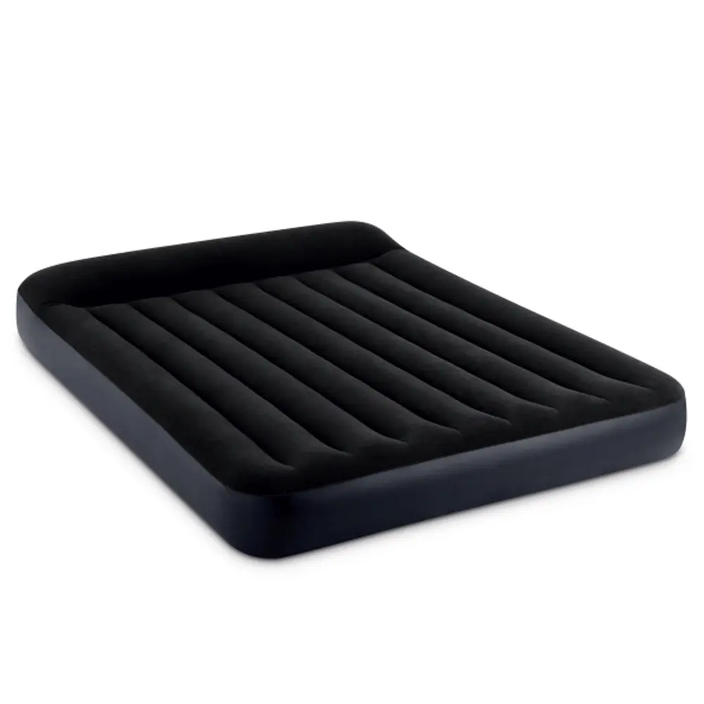 INTEX Матрас надувной PILLOW REST с подголовником, 203x152x25см, до 272кг, 64143 - #1