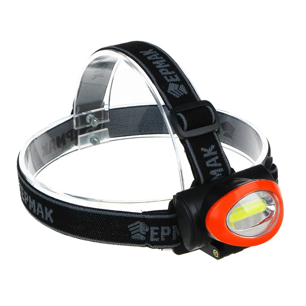 Фонарь налобный тм ЕРМАК, 5 Вт COB LED, 3xAAA, 6,8х4 см - #1
