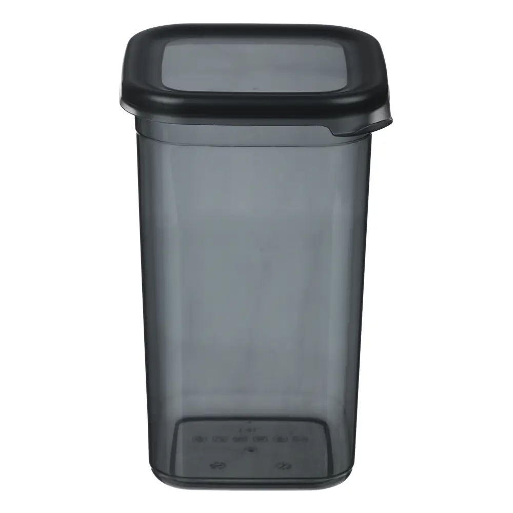 Ёмкость для сыпучих продуктов 1,4л 110х105х185, пластик, графит - #3