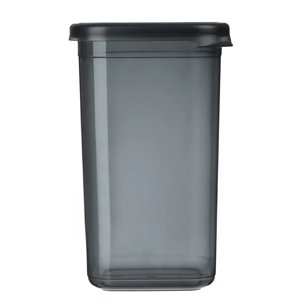 Ёмкость для сыпучих продуктов 1,4л 110х105х185, пластик, графит - #4