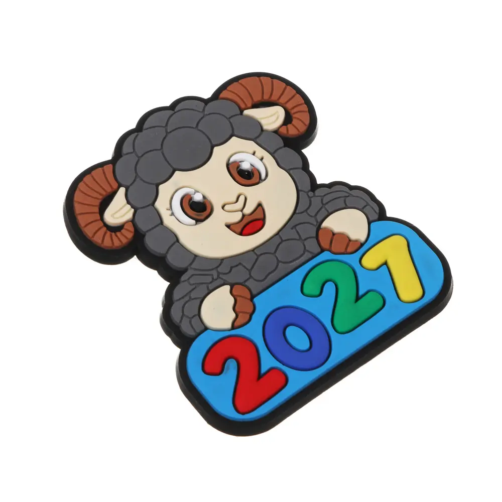 Магнит СНОУ БУМ Символ года 2027 PVC, 2 дизайна, серый - #3