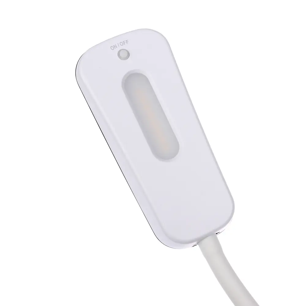 Светильник переносной настольный на прищепке BY 8 LED, USB, 5 Вт, 450 Лм, кабель 1,5м, пласт, чёрный - #6