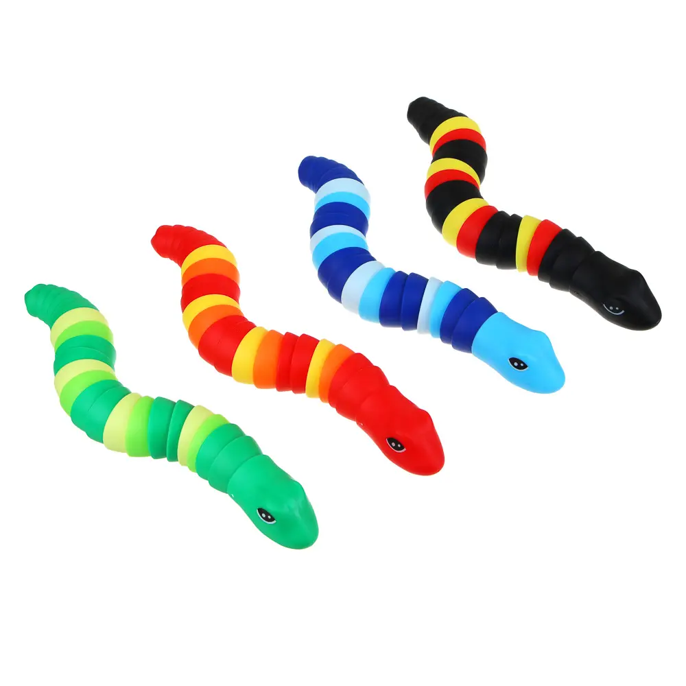 ИГРОЛЕНД Змейка антистресс, пластик, 24х3см, 4 цвета - #2