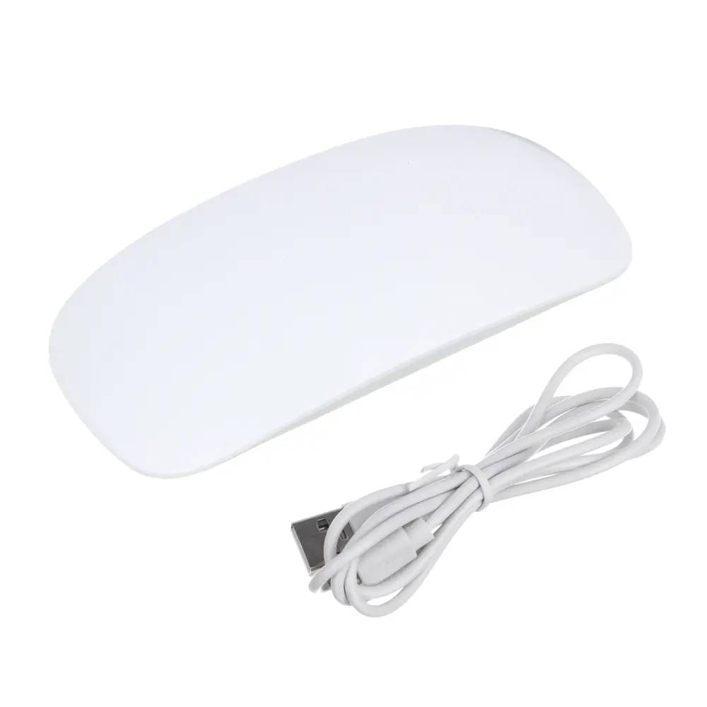 Лампа-мини UV/LED тм ЮL с USB проводом, 13,1х6,7х1,9см, 6W, пластик, белая - #6