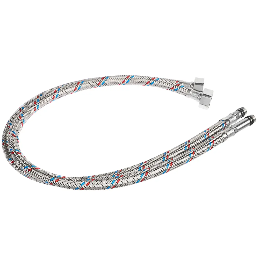 FRESSO Подводка гибкая для смесителя  Г1/2", М10, 60см, 2шт - #1
