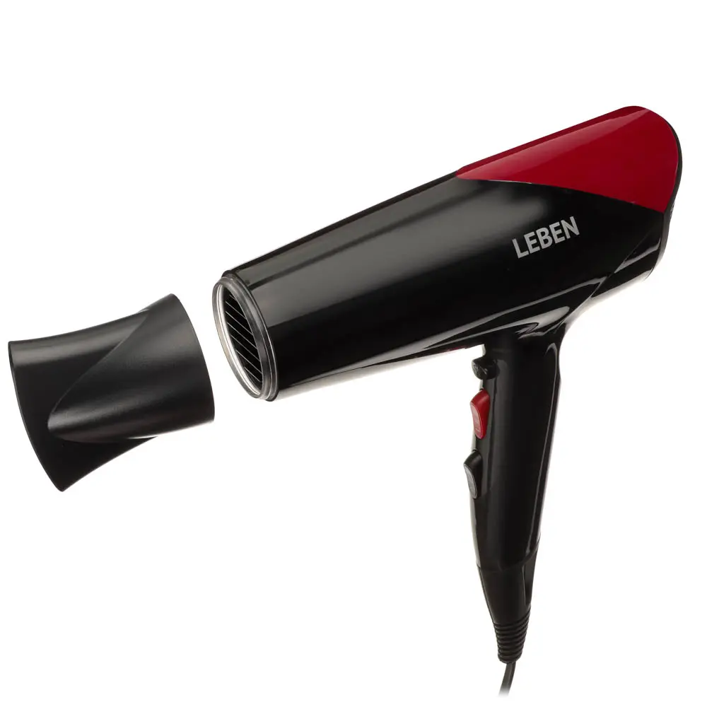 LEBEN Фен для волос проф. 2200Вт, 2 скорости, 3 темп. реж, HT-1805 - #3