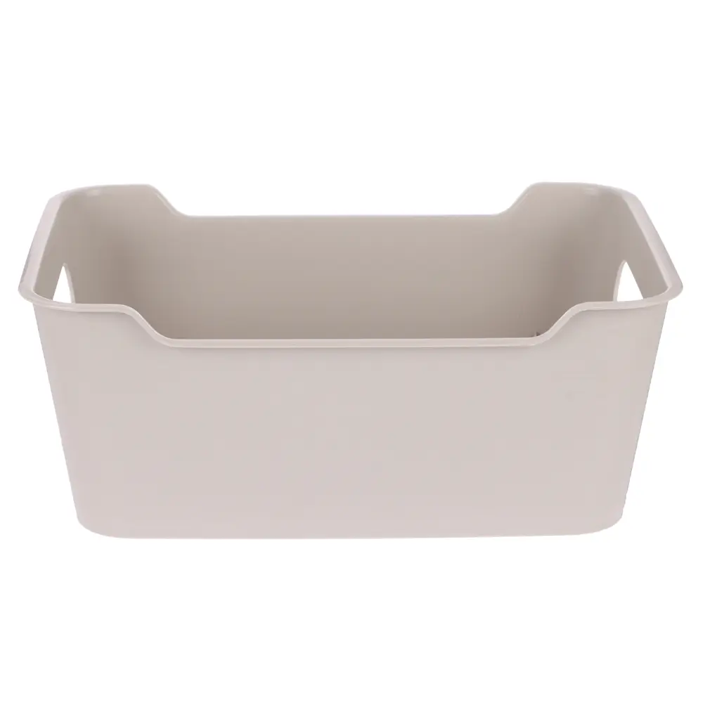 Корзинка универсальная "Mango" 2,4л. 230х160х90мм (светло-серый) - #4