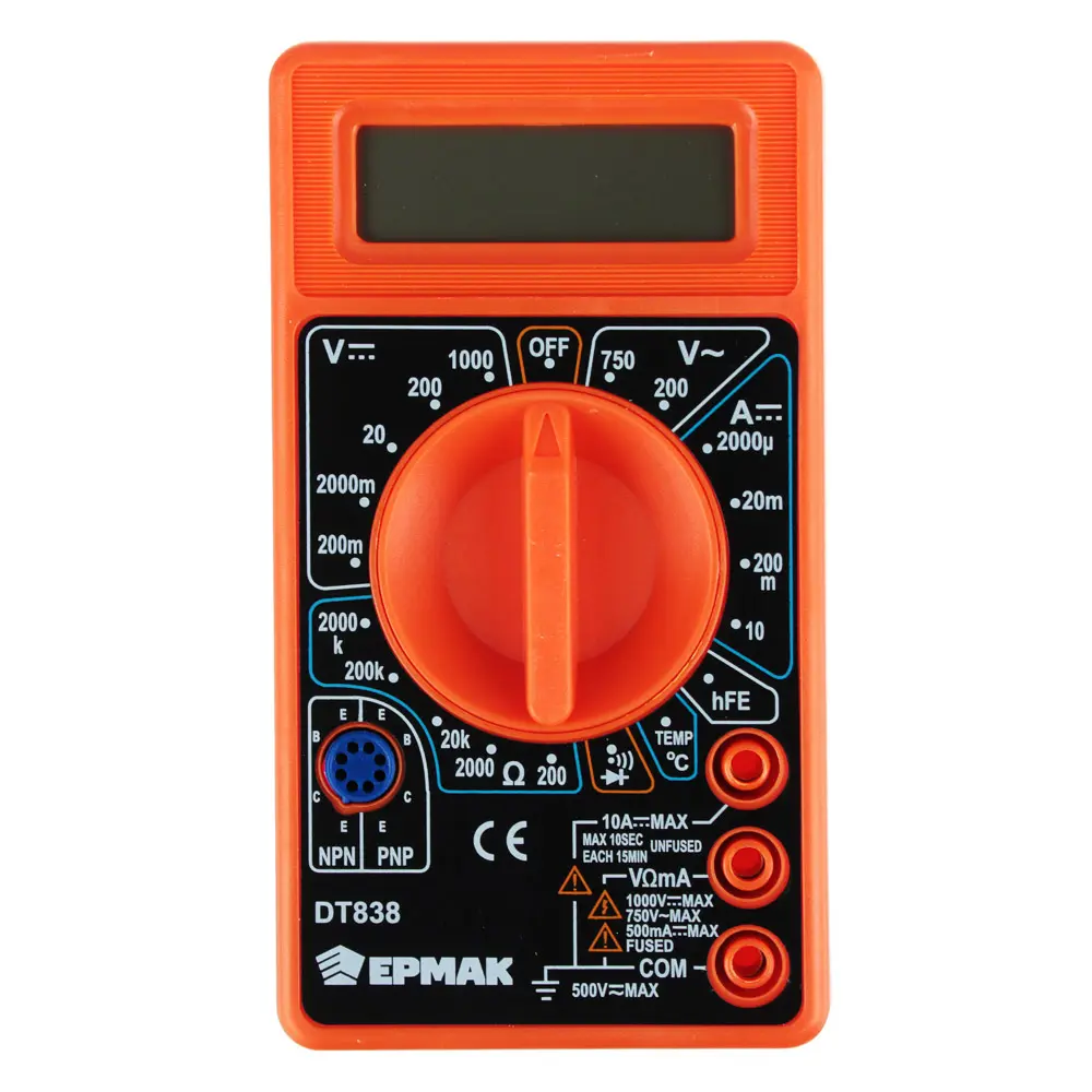 ЕРМАК Мультиметр цифровой DT-838 - #1