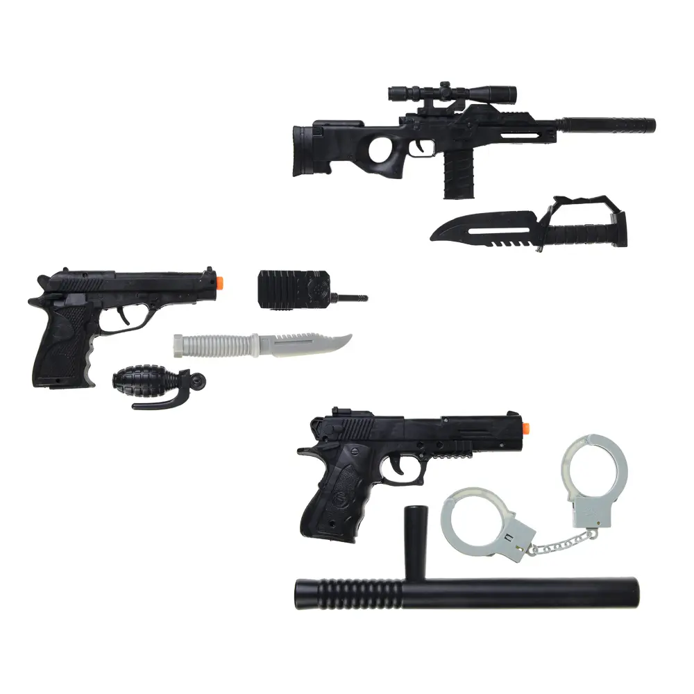 ИГРОЛЕНД Игровой набор оружия "Военная полиция", PP, PVC, 18x56x3см, 3 дизайна - #2