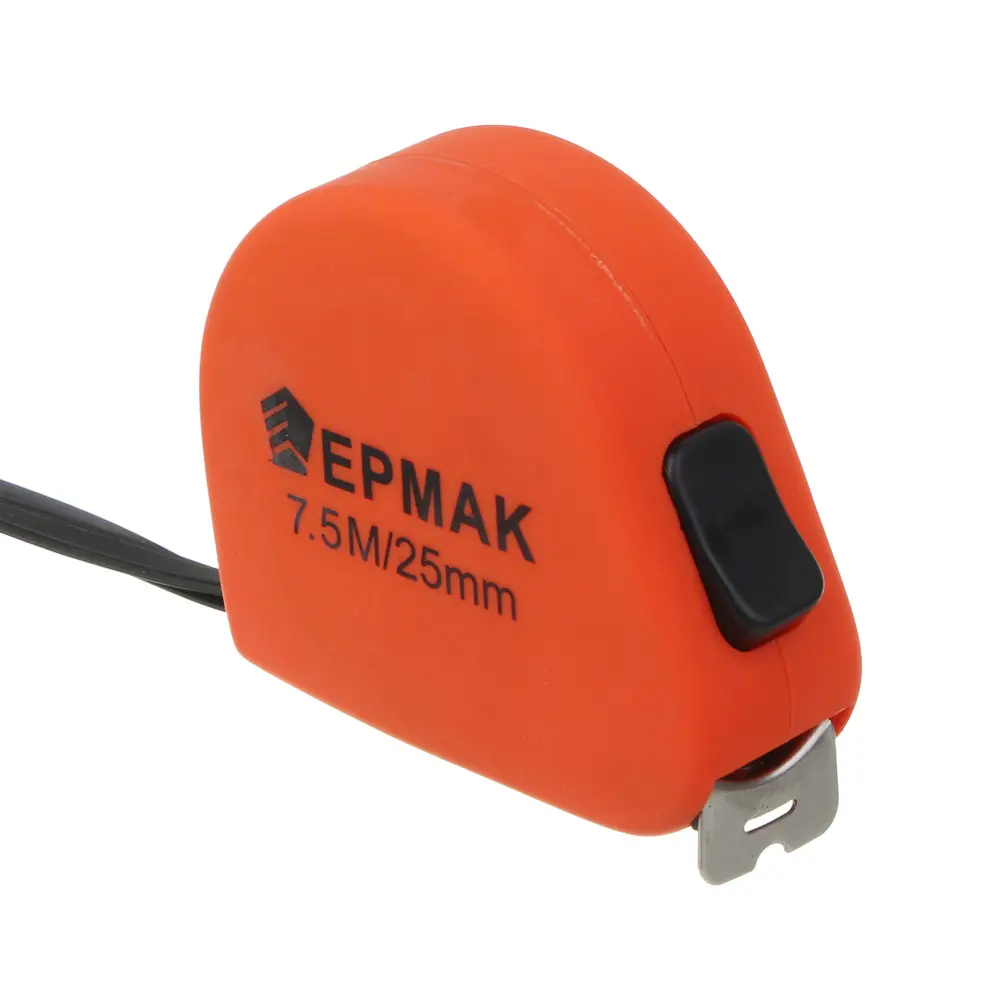 ЕРМАК Рулетка "СОФТ-ТАЧ", 7,5м х 25мм, одинарный зацеп, корпус PP - #1