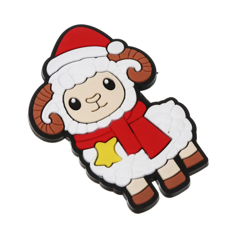 Магнит СНОУ БУМ Символ года Шапка с шарфом PVC, 3 дизайна - #3