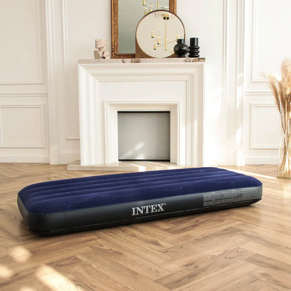 INTEX Матрас надувной CLASSIC DOWNY, с технологией ФАЙБЕР-ТЭК, 191х76x25см, до 136кг, 64756 - #5